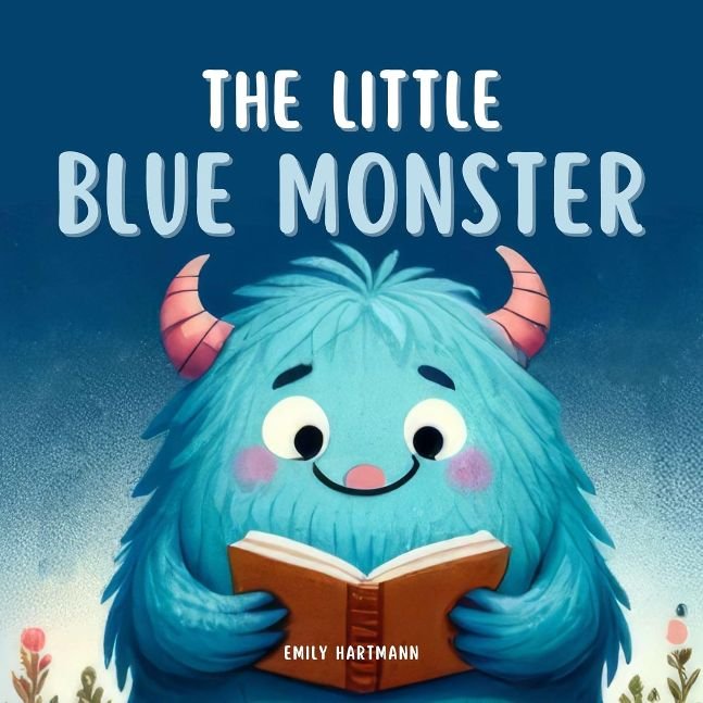 The Little Blue Monster: Children's Book About Friendship, Emotions and Feelings, Kids Ages 3 5